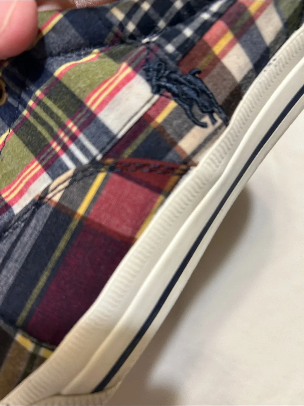Polo Ralph Lauren plaid canvas